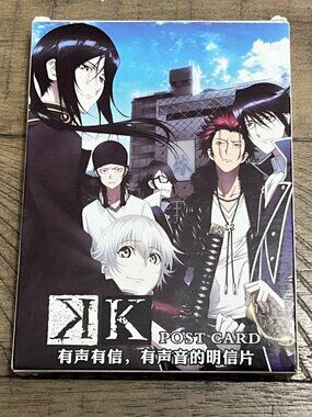K Project Anime Gohands Works Valentine Cards Shiro Kuroh Neko Set Of 32